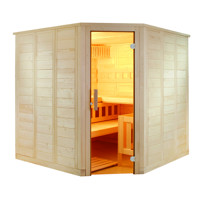 Sentiotec fínska sauna WELLFUN, rohová